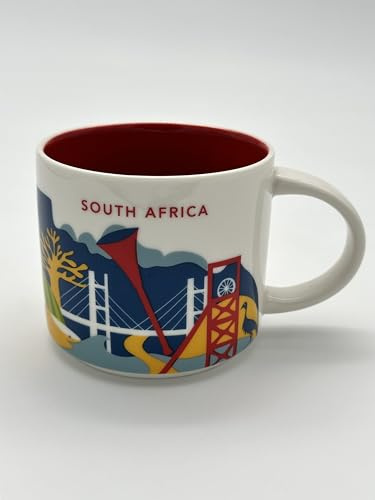 STARBUCKS City Mug You are here collection South Africa Tasse à café Tasse à café en céramique, 011085449