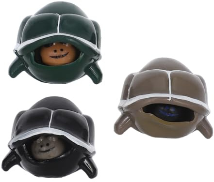 BESTonZON 3Er Set Squeeze Schildkröte Spielzeug - Stressabbau Quetschtiere Für Kinder Und Erwachsene, 2,36 X 1,97 X 1,77 Zoll, Flexibler Kunststoff, Ideal Für Partygeschenke Und Entspannung