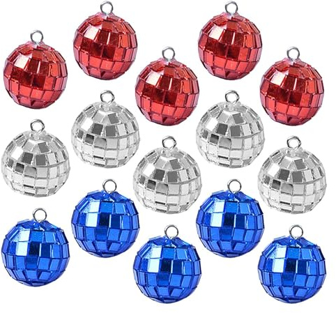 Kleine bunte Spiegelkugel, -Spiegelkugel-Dekoration, Spiegelkugel-Ornament-Anhänger, schillernder Effekt, Dekorationswerkzeug für Bar, Club, Festival, Hochzeit, Bühnenaufführung