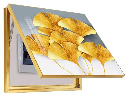 Electric Meter Box Decoration, Distribution Box Decorative Painting, Distribution Box Wall Hanging Paintings Electric Box Cover Hide Painting-Free Punching (70x50cm/27.6x19.7inch,A