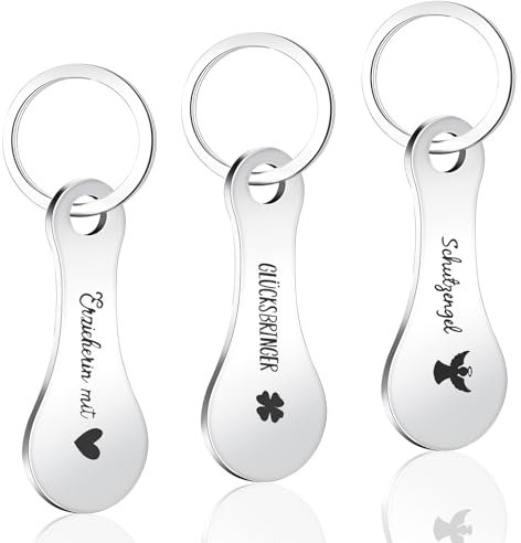 Gettone Carrello Spesa, 3 Pezzi Chip Per Carrello Della Spesa, Chiave Carrello Spesa Universale, Gettone Del Carrello, Chiave per Carrello della Spesa, Gettoni Carrello Spesa per Trolley