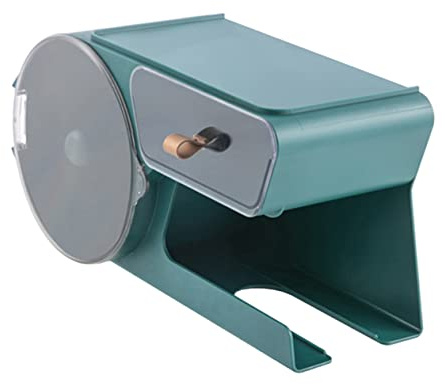 CANIGHT Modern Wall-Mounted Hair Dryer Rack Toilet Paper Holder Stand Plastic Tissue Box Dispenser