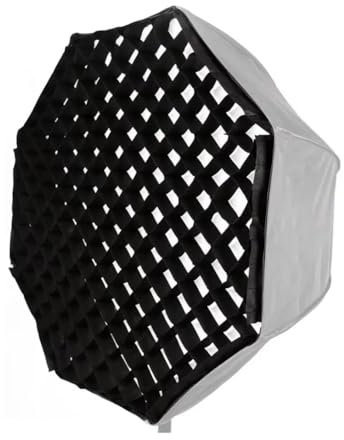 Qyrugcxs 120CM Octagon Softbox Grid Only Grid Umbrella Photo Studio Honeycomb Grid for Flash Light Square Umbrella Softbox