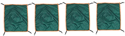 ifundom 4 Piezas Superior de la Tienda Mosca de la Lluvia Pesado Sol cobertor de Lluvia para Carpa Profesional Cubierta de Lluvia de Tienda portátil Tela Oxford Impermeable