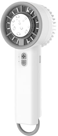 Ventilador portátil de enfriamiento personal de enfriamiento de aire frío 3 velocidades de aire frío enfriador de aire frío gadgets pequeños accesorios de viaje para acampar playa verano verano al air