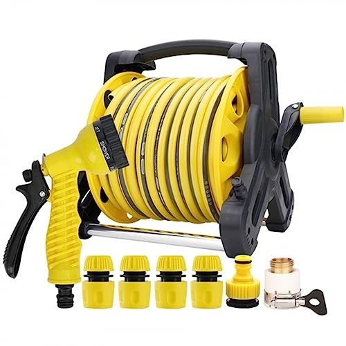 Support d'enroulement de tuyau d'arrosage extérieur, support de rangement anti-enroulement pour chariot de jardin et maison, pour arrosage de pelouse et lavage de voiture, enrouleur de tuyau pour an