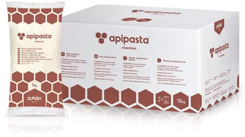 Apipasta Vitamins 15 x 1kg (15kg) Fortified Fondant for Colony Strength and Vitality Bee Food