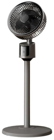 Standventilator sehr Leise, Ventilator Leise,Ventilator mit Kühlung Sommer, Standing Fan, Ventilator Groß, Bodenventilator Gross, Ventilatoren mit Fuß, für Zuhause Wohnzimmer Schlafzimmer, Grau