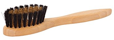 Redecker Wire and Natural Pig Bristle Suede Brush with Oiled Beechwood Handle, 6-7/8-Inches