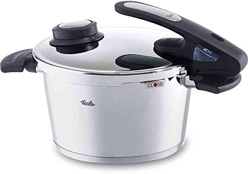 Fissler Vitavit Edition Design / Autocuiseur En Acier Inoxydable (4,5 Litres, Ø 22 Cm), 2 Niveaux de Cuisson, Empilable, Adapté à L'Induction