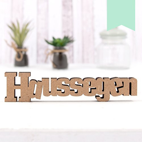 KLEINLAUT 3D-Schriftzug Haussegen in Größe: 25 x 5,6 cm - Dekobuchstaben - 32 Farben zur Wahl - Pastell Grün