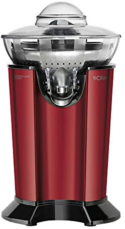 Solac EX6158 Stillo Red Exprimidor centrífugo para Obtener un 10% más de Zumo, Plastique, Rojo