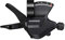 SHIMANO Unisex – Erwachsene SL-M315 Schalthebel, schwarz, 8-Fach