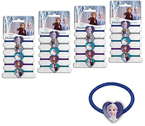 CRAZE FROZEN II Hair Elastics Haar Accessoires Kinder Haargummis Haarbänder Haarschmuck Mega-Set 29626