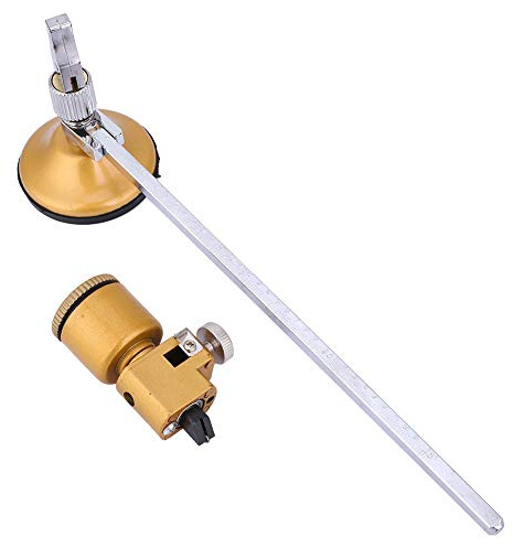 Cortador circular tipo compás de 60 cm, herramienta de corte circular de baldosas de cerámica de vidrio de 13,5 a 60 cm con ventosa