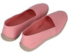 ECOALF - Alpargatas Mujer Obialf, de Algodón Orgánico, Vintage, Veganas, Sneakers, Zapatillas Unisex, sin Cordones, Talla 38, Color Rosa