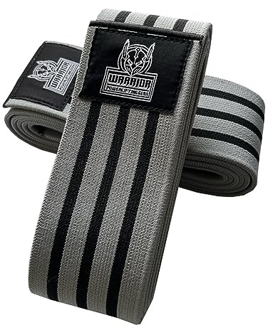Bandes de Genoux 2m50 Ultimate | Bandes de Squat, et la Presse | Bandes Genoux RAIDES/DURES | Force athlétique - Musculation - Powerlifting | Protégez Vos Genoux, éclatez Vos Performances