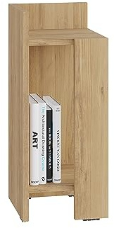 HOCUS PICUS | Elos Holz Nachttisch | Nachtschrank, Beisteltisch, Bett Tisch, Nachttische für Schlafzimmer, Wohnzimmer | 18 mm Dickes Holz | 25 x 60 x 27 cm | Eiche | Links