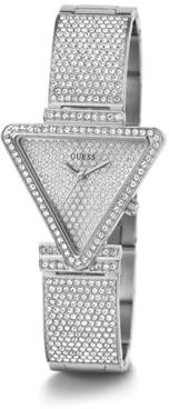 Guess Damen Uhr Armbanduhr Fame GW0644L1 Edelstahl Silber