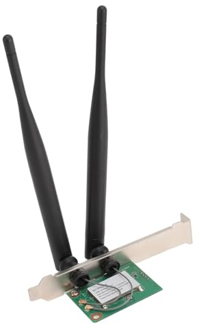 Scheda di Rete Wireless, Doppia Antenna 802.11ac/a/b/g/n per Desktop, Scheda di Rete WiFi USB a 9 Pin Integrata Dual Band da 2,4 GHz 5 GHz 300 Mbps