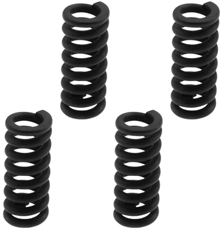 YINETTECH 4 st Tremolo armspänningsfjädrar 10 x 4 mm elgitarr uttag fjäderuttag spänning fjäder gitarr bro fjäder kompatibel med Fender Stratocaster