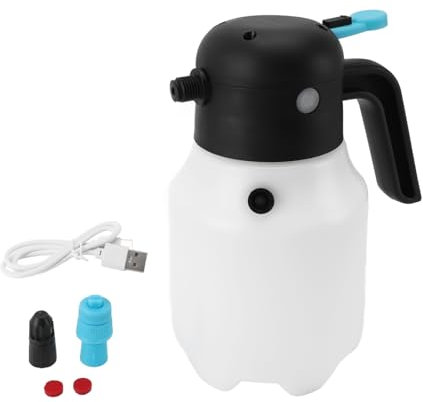 Schaumsprüher, Pumpsprüher Akku-Drucksprüher Autowaschschaum, mit 2 Sprühdüsen, für Männer