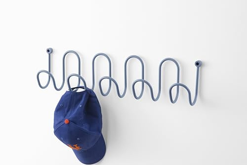 D-Segno Molly Appendiabiti da Parete Design Italiano - in Metallo Colorato, Moderno e Versatile per Ingresso, Soggiorno, Bagno e Ufficio, Ganci Appendiabiti, Attaccapanni da Muro, Made in Italy