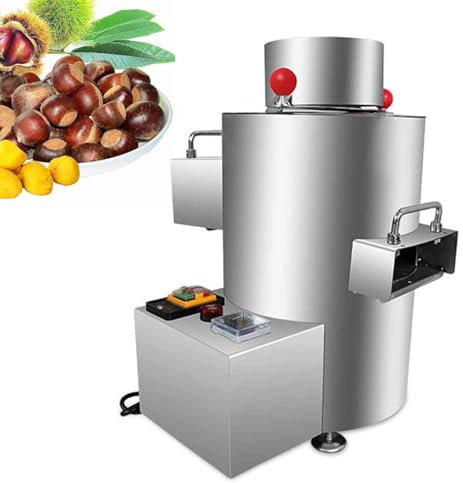 LSHFYV Peladoras de castañas comerciales, peladora de castañas de tamaño pequeño, peladora automática eléctrica de Acero Inoxidable, abridor automático de castañas,220V