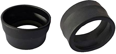 Mikroskop 2 Teile/satz Gummi Okularabdeckung Wachen Augenmuschel for Biologische Stereo Mikroskop Teleskop Monokulare Ferngläser(OT004-2A 33-38mm)