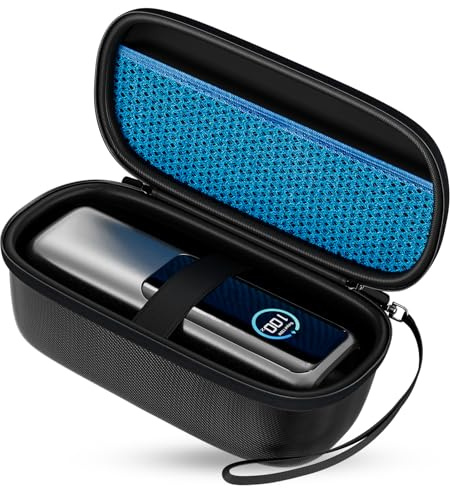 ProCase Hard Case for Anker Laptop/737 Power Bank 25000mAh 165W - Black | Zippered Hard Travel Case with Mesh Pocket for Anker Laptop/737 Power Bank, 25000mAh 165W Charger and Accessories