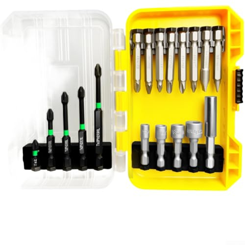 90 Degree Angle Drill Attachment Magnetic Screwdriver Bit Set With Flexible Extension And 1/4 Inch Hex Shank Adapter For Phillips And Cross Screws