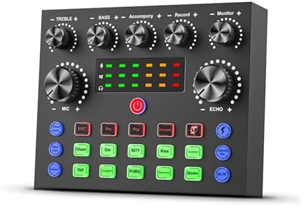 Scheda audio for microfono live V8S for mixer audio Streaming Board Trasmissione di registrazione musicale