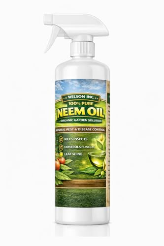 Neem Oil Spray – Ready to Use Natural Neem Oil for Plants – Gentle Plant Spray for Leaves & Stems – Indoor & Outdoor Use (250ml)