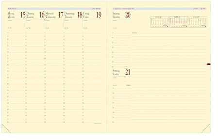Kalendereinlage Pre Prestige Note 2021: Terminkalender im Schreibtischformat