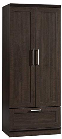 Sauder HomePlus Wardrobe/Pantry cabinets, L: 28.98 x W: 20.95 x H: 71.18, Dakota Oak finish