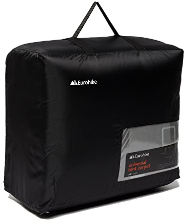Eurohike Universal Tent Carpet, Triple Layer, Fleece Upper with Foam Mid-Section, Waterproof Base, with Carry Bag, for Camping (Extra Large (260 x 410cm))