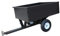 SECURA Remorque basculable capacité 180KG compatible avec Colombia Tracteur de pelouse