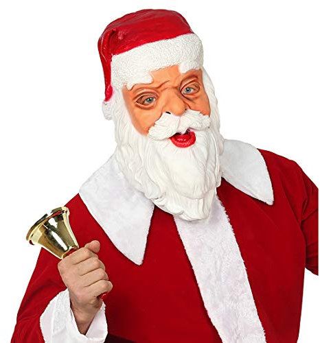 Amakando Originelle Knecht Ruprecht Larve/Ganzkopfmaske/Santa Claus Maske geeignet zu Weihnachtsfeier & Heiligabend