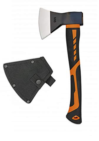 Tiendas LGP Albainox - 32398 - Hacha ALBAINOX. Total: 43 cm - Herramienta para Caza, Pesca, Camping, Outdoor, Supervivencia y Bushcraft