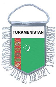 Akachafactory Wimpel mini Flagge Fahne flaggen miniflagge Turkmenistan