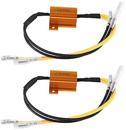 LED-Widerstand, 25W 6.8​ΩJ Motorrad LED-Blinker-Kontrollleuchte Lastwiderstand Fix Error Flash Controller