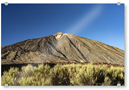 artboxONE Acrylglasbild 120x80 cm Natur Berg Teide - Bild teide nationalpark kanarische Inseln Spanien