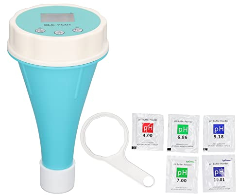 Medidor PH CL Multi, BLE-YC01 Monitor PH TDS EC ORP CL Temperatura 6 en 1 Detector Probador de Calidad del Agua para Piscina