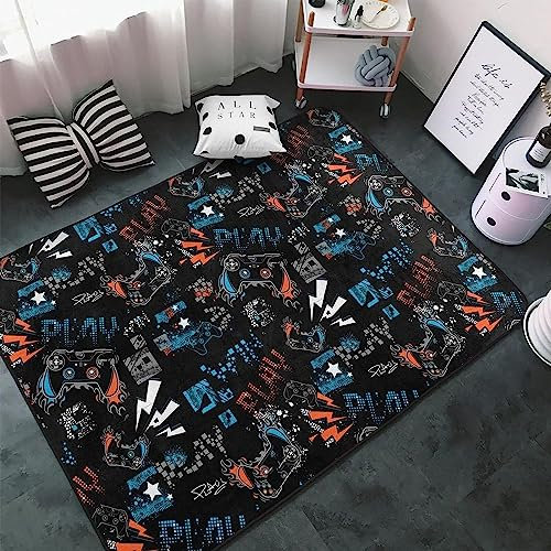 3D Vintage Alte Weltkarte Kinder Jungen Teppich Dekoration Schlafzimmer Kinderzimmer Wohnzimmer,Modern rutschfest Waschbar Flanell Kinderteppiche 200 X 300 cm