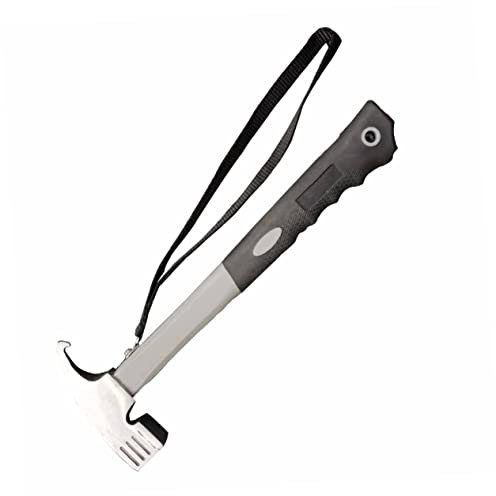Homoyoyo Camping Hammer Outdoor Handwerkzeug Zeltnagel Heringlöser Campinghammer Mit Ergonomischem Griff Für Camping Angeln Wandern Jagen