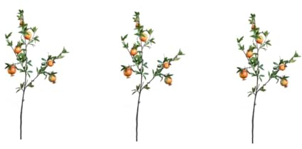 MAGICLULU 3 Stück Lebenslanges Nutzungsmaterial Künstliche Granatapfel-blumendekoration Für Zuhause Büro Wohnzimmer