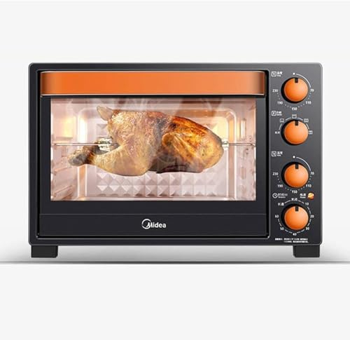 horno mini horno freidora de aire horno Mini Hornos Horno Eléctrico De Gran Capacidad Giratorio De 360 ​​° De 32 Litros, Horno De Hornear Pequeño De Gran Capacidad De 32 L for El Hogar, Potencia 1500