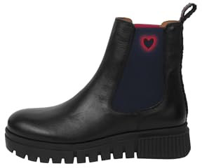 CRICKIT® Chelsea Boot Damen NAELLE | Klassische Chelsea Boot Stiefelette für Damen aus 100% Leder | Herz
