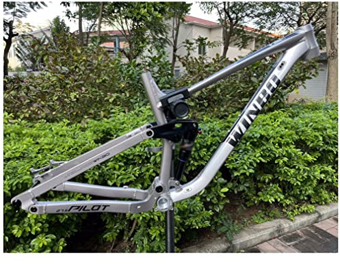 ITETONE 29er Fahrradrahmen, Aluminiumlegierung, Hardtail, Mountainbike-Rahmen, 43,2 cm, XC-Scheibenbremse, starrer Rahmen, QR, 135 mm, mit Steuersatz (rot)