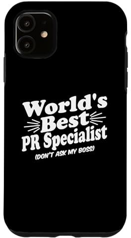 Hülle für iPhone 11 Weltbester PR-Spezialist Lustige Männer Frauen
